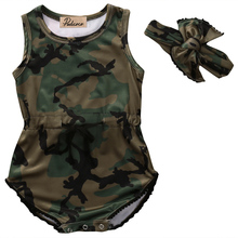 Body camuflado para bebês, meninos e meninas, roupas de algodão para verão de 0 a 24 meses 2024 - compre barato