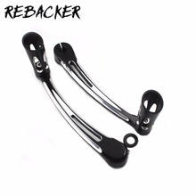 REBACKER Black Heel Toe Shift Lever W/ Shifter Pegs For Harley 1997-2015 FLH/T & 2000-2015 FL Softail Models 2024 - buy cheap