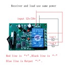 Interruptor de lâmpada dc 12v 2ch 2 canais rf controle remoto sem fio interruptor led remoto transmissor receptor alternância momentânea 315/433mhz - foto 2026