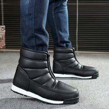 Los hombres de invierno zapatos 2021 impermeable antideslizante de los hombres botas de plataforma botines cálidos botas de nieve tamaño 35-44 866 2024 - compra barato
