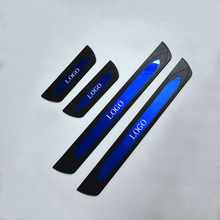 Free Shipping door sill strip car accessories plates car styling fit For Nissan QASHQAI 2016 2017 2018 welcome pedal Trim 4pcs 2024 - buy cheap