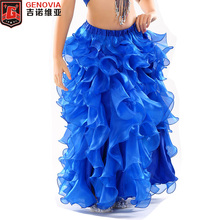 8 colores Niños Niñas Ropa de danza del vientre largo Maxi faldas chicas Oriental danza del vientre falda 2024 - compra barato