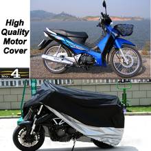 MotorCycle Cover For Honda Wave WaterProof UV / Sun / Dust / Rain Protector Cover Made of Polyester Taffeta 2024 - buy cheap