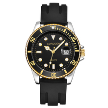 Marca famosa curdden moda relógios de luxo men silicone banda calendário casual quartzo relógios de pulso montres de luxo 2018 2024 - compre barato