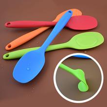 Silicone Heat Resistant Flexible Spoon Long Handle Spatula Non-stick Scraper IceCream Spoons Shovel Kitchen Cooking Utensil tool 2024 - buy cheap