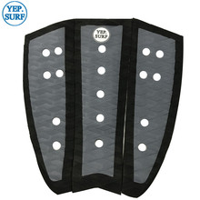 Black and grey Free Shipping EVA Deck Pad Surfboard Traction Pad surf pads grip pranchas de 2024 - buy cheap