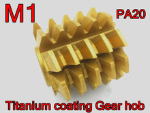 M1   modulus 50*40*22mm  Inner hole  PA 20 degrees  HSS  Titanium coating Gear hob  Gear cutting tools Free shipping 2024 - buy cheap