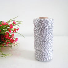 3 Spools (110yard/spool) Pick Colors Grey Bakers Twine 12ply,Gift Packaging Party Decor DIY Gray Cotton Twine,String,Cords,Rope 2024 - buy cheap