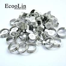 250Pcs Wholesale Jewelry Mixed Lots Ring Scrub stainless steel rings Christmas Gift free shipping BL087 2024 - buy cheap
