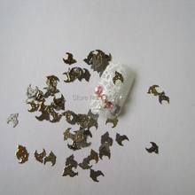 Adesivo de metal para arte de unha, adesivo não-adesivo para decoração de unhas de águia dourada com 100 peças 2024 - compre barato
