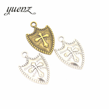 YuenZ-colgantes de color plateado antiguo para pulsera, collar, accesorios de joyería, fabricación de joyas, 31x20mm, M06, 5 uds. 2024 - compra barato