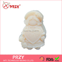 Hot 3D Child /heart Shape Handmade Soap Mold Animal Candle Molds Silicon Mould Chocolate Candy Moulds Silicone Rubber PRZY 001 2024 - buy cheap