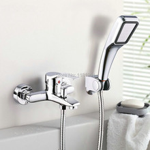 Hot selling wall mounted single handle  two holes contemporary bath tub faucets  C3037 2024 - buy cheap