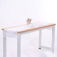 QUNYINGXIU Table Cover Cloth Handmade Cotton Crocheted  Floral Rectangular Elegant Banquet Tableclothes Wedding Long/Short Size 2024 - buy cheap