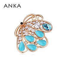 ANKA Butterfly Brooch Pin Fashion Jewelry Original Crystal Brooch For Women Main Stone Crystals from Austria #111734 2024 - buy cheap