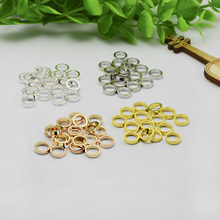 20pcs ZHU RU 8*2*1mm Donuts swim turbine key ring Round circle shape Charms Making earring Clothes bag shoes jewelry accessories 2024 - buy cheap