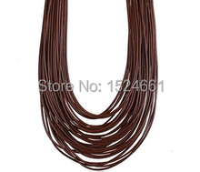 80M Wholesale Waxed Cotton Necklace Cord 2mm  *waxed thread for leather leather cord rope copper wire 2024 - buy cheap