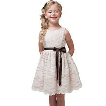 Одежда для маленьких девочек летнее платье-пачка принцессы с цветочным рисунком кружевные Детские платья-пачки для детей 6, 7, 8 лет Vestido Infantil 2024 - купить недорого