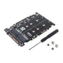 M.2 SSD в U.2 адаптер 2 в 1 м. 2 NVMe ключ B/M NGFF SSD в PCI-e U.2 SFF-8639 адаптер PCIe M2 конвертер настольный компьютер C26 2024 - купить недорого