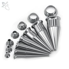 Fashion Ear Plug Tunnel 2-10mm Hollow Ear Taper 316 Stainless Steel Ear Expanders Double Flared Piercing Fresh Earrings Jewelry 2024 - buy cheap