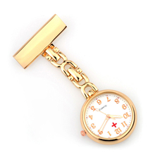 Reloj de bolsillo con Clip para enfermera, pulsera de bolsillo para médico, broche médico, de enfermería, de acero inoxidable, regalo para hospital, oro rosa y plata 2024 - compra barato