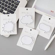 1 pcs Dialog box series memo pad paper Post notes sticky note notepad stationery papeleria office school supplies kids gift 2024 - buy cheap