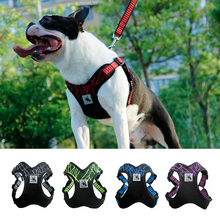 Adjustable Dog Harness Pet Reflective Vest Walking Lead Leash for Puppy Polyester Mesh Harness for Small Medium Big Dog 2024 - buy cheap