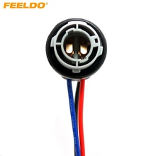 FEELDO 1PC Car 1157 BAY15D LED Bulbs Brake Signal Lights Socket Harness Plugs #AM3819 2024 - buy cheap