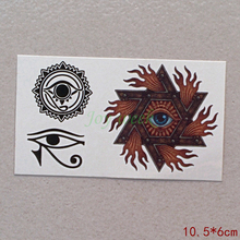 Водонепроницаемая Временная тату-Наклейка на тело Apollo sun totem тату с Божьим глазом тату стикер s флэш-тату поддельные татуировки для мужчин 2024 - купить недорого