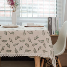 mylb Pastoral Arrow Pattern Decorative Table Cloth Cotton Linen Tablecloth Dining Table Cover For Kitchen Home Decor 2024 - buy cheap