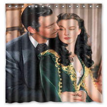 Novelty Bathroom Products!Gone with the wind Printed Waterproof Polyester Shower Curtain/Bath Curtain( 180X180CM) 2024 - buy cheap