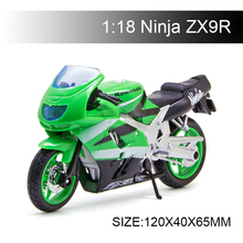 Модели мотоциклов Maisto 1:18 ZX 9R Kawasaki Ninja ZX9R Литые пластиковые миниатюрные Гоночные Игрушки для коллекции подарков 2024 - купить недорого