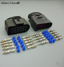 shhworldsea 1/2/5/10/100 set 10 pin waterproof connector  for Volkswagen & for Audi  headlight plug connector 2024 - buy cheap