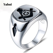 YaHui mens rings gold mens rings stainless steel couple rings women rings fashion jewelry steel silver titanium jewelry 2024 - buy cheap
