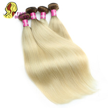 Facebeauty 8 - 30 Inch T8/613 Ombre Color 2 Tone Blonde Human Hair Bundles Brazilian Straight Remy Hair Extension 1/3/4 Bundle 2024 - buy cheap