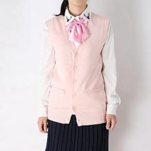 Colete japonês unissex, uniforme faculdade, de malha, colete, estudantes, primavera e outono, roupas diárias 2024 - compre barato