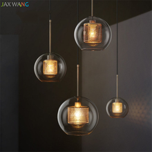 Loft Modern Nordic Pendant Lights for Dining Room Restaurant Desktop Bedroom Decorative Kitchen Glass Ball Hanging Lamps Fixture 2024 - buy cheap