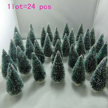 24 pcs Christmas Tree Christmas Decoration Supplies,Christmas Tree A Small Pine Tree. Placed In The Desktop Mini Christmas Tree 2024 - buy cheap