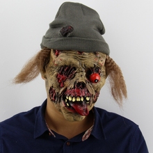 Зомби могила, маска ужаса, ужас, Хэллоуин реквизит для дома с привидениями, страшный призрак, латексная маска для мужчин, бесплатная доставка 2024 - купить недорого