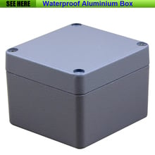 Free Shipping  1piece /lot Top Quality 100% Aluminium Material Waterproof IP66 Standard cast aluminium box 80*76*60mm 2024 - buy cheap