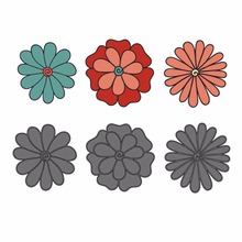 3pcs flower metal Steel Embossing Craft DIY Stencil For Metal Cutting Dies Machine paper cards Scrapbooking festival cards 2024 - buy cheap