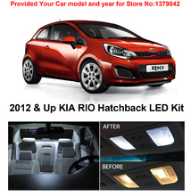 Kit de xenón blanco para coche, paquete prémium de xenón para KIA RIO Hatchback 2012 y superior, 4 unids/lote, Envío Gratis 2024 - compra barato