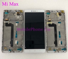 Tested LCD Display Touch Screen Digitizer with Frame Bezel Assembly For Xiaomi Max 1 Mi Max1 6.44'' 1920x1080 Replacement Parts 2024 - buy cheap