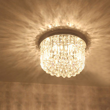 Lámpara de techo Led montada en superficie de cristal para sala de estar, luces colgantes modernas de lujo para dormitorio 2024 - compra barato
