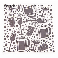 PANFELOU-carpetas de plástico con relieve para cerveza y gafas, plantilla de bricolaje para álbum de recortes, Fondant, pastel, Tarjeta para hacer álbum de fotos 2024 - compra barato