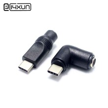 1pcs 5.5 x 2.1 mm Female jack to Type-C USB 3.1 Male Plug 90 / 180 Degrees DC Power Connector Adapter for Android 2024 - buy cheap
