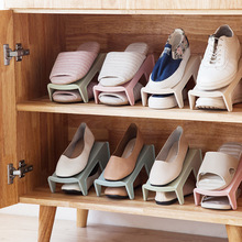Творческий шкаф для хранения обуви вешалка для экономии места двухмерный стерео стеллаж хранение обуви вешалка держатель Органайзер 2024 - купить недорого