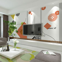 Современные Геометрические фото обои росписи гостиной спальни домашний декор обои 3D самоклеющиеся виниловые/шелковые обои 2024 - купить недорого
