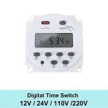 CN101A AC 220V 230V 240V Digital LCD Power Timer weekly 7days Programmable Time Switch Relay 8A TO 16A TIMER 10A CN101 mini 2024 - buy cheap