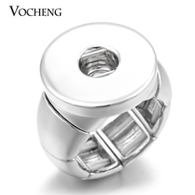 Wholesale 10PCS/Lot Vocheng 18mm Snap Button Interchangeable Stretch Ring NN-399*10 Free Shipping 2024 - buy cheap
